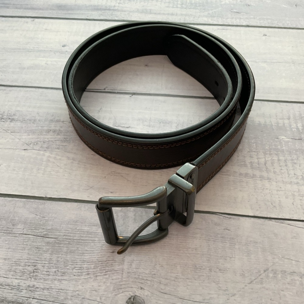 Columbia‎ Belt Mens 44 / 110 Dark Brown Leather Casual